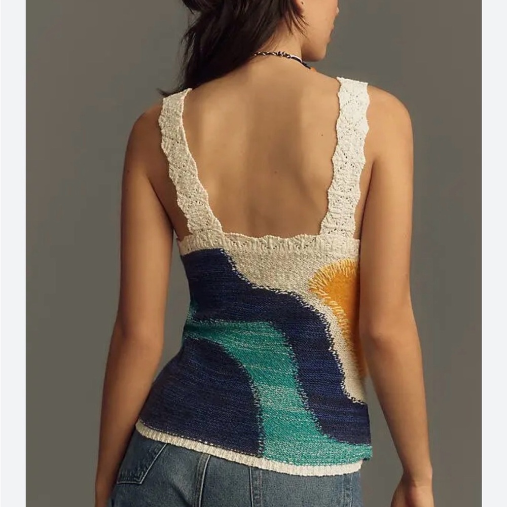 Anthropolgie Pilcro Multicolor Knit Tank Top - Picture 3 of 6